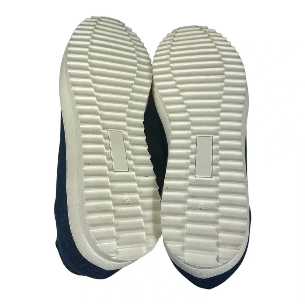 Guidomaggi Italian Elevator Height Increasing Denim High Top Mens Shoe 12 NEW